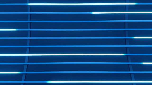 Abstract blue and white moving light lines background