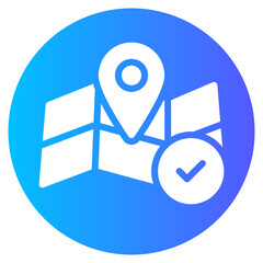 map gradient icon