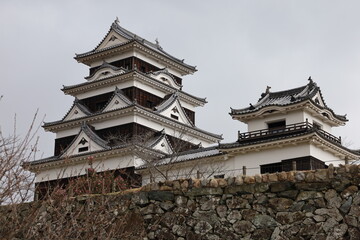  A Japanese castle : a view of the donjon of Ozu-jo Castle in Ozu City in Ehime Prefecture © SAGURI　YUKIO