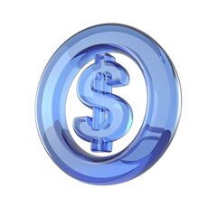 Fototapeta premium Dollar icon design illustration