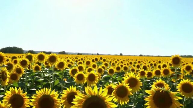 Drone Vertical Slow Ascent at 0.7x Speed, Smoothly Lifting from Close-up Shot of Flower Field to Panoramic View of Blossom Sea with Steady Upward Movement