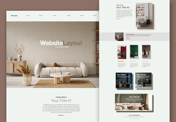 Website UI Layout