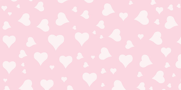 pink hearts pattern background pro