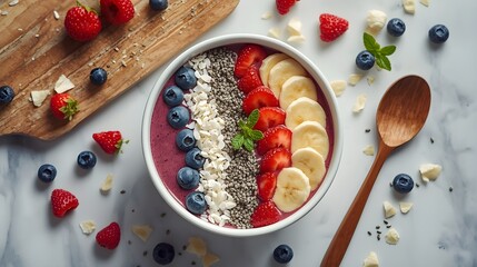 spices on a wooden board