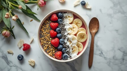 muesli with berries