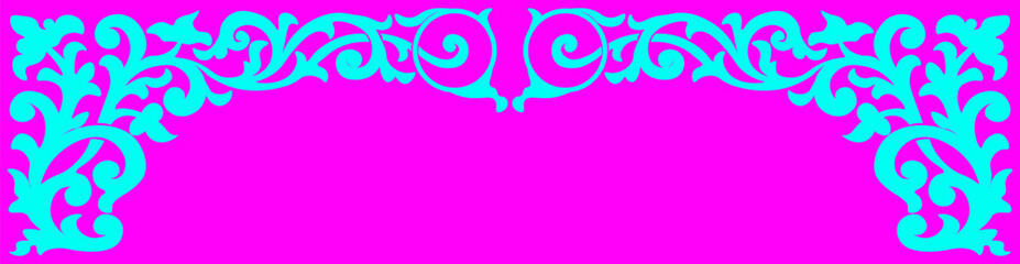 Obraz premium Floral pattern. wood carving pattern