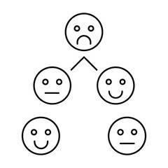 Trending Social Media Reaction Icons Line Art Vector On Transparent Background