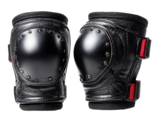 Protective knee pads, essential safety gear for sports and activities Isolated Transparent Background, PNG