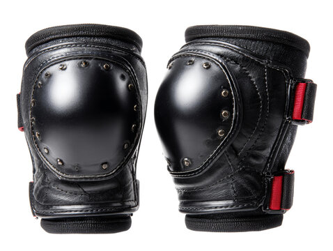 Protective knee pads, essential safety gear for sports and activities Isolated Transparent Background, PNG