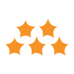 Obraz premium set of star icons