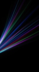 Abstract light streaks creating a futuristic and energetic visual experience