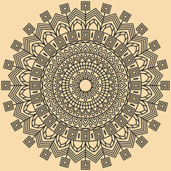 This unique floral mandala artwork features graceful petal patterns arranged in perfect symmetry. Clean line details and a circular balanced layout create a calming decorative look. 