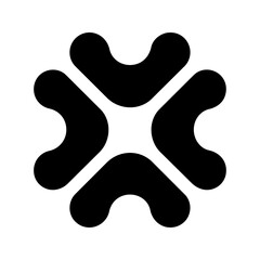 Abstract remote work mark symbolizing flexibility, digital independence, and location free professional life.