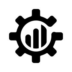 Automation reporting symbol representing data driven insights, performance tracking, and efficient business analytics.
