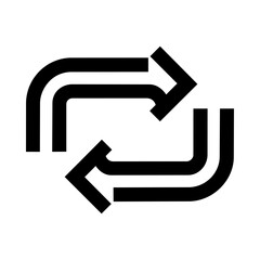 Productivity flow symbol showing smooth processes, efficient workflow, and continuous progress.