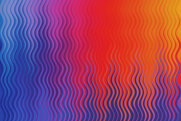 Abstract wave pattern with a vibrant gradient of color transitions