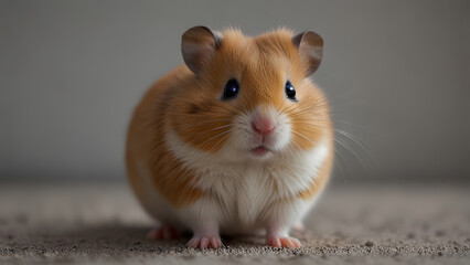 hamster on a white background