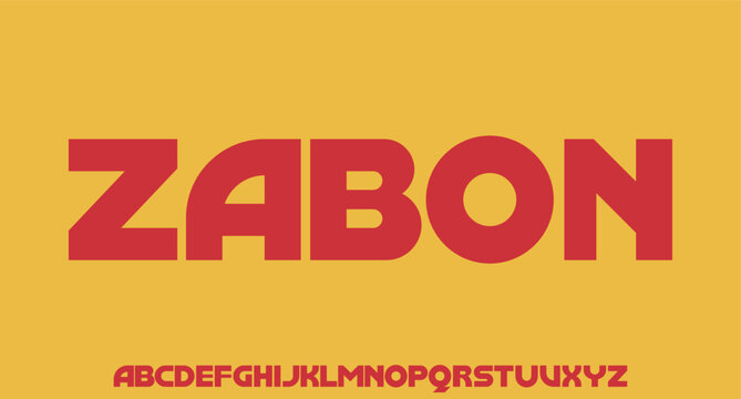 zabon vintage display font typeface to make your brand looks premium	
