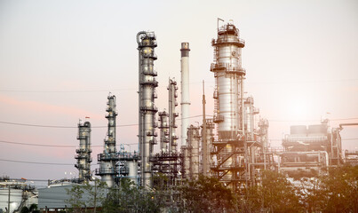 Oil and Gas Industrial zone,The equipment of oil refining,Close-up of industrial pipelines of an oil-refinery plant,Detail of oil pipeline with valves in large oil refinery.