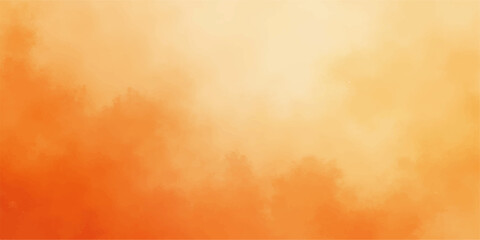 Grunge orange textured background with fire and smoke elements