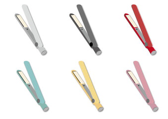 ヘアアイロンのアイコンセット