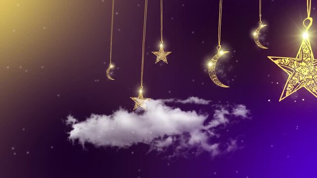 Falling lectern animation on green screen with a Ramadan theme, featuring a podium descending from above with smooth motion. Ideal for Islamic presentations, Ramadan events, religious lectures, mosque