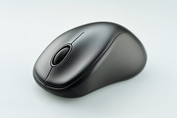 Ergonomic Computer Mouse in Matte Black - Modern Minimalist Design for Comfortable Workspace
