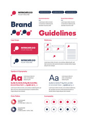 Pink And Blue Brand Guidelines Event Festival