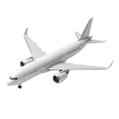 Obraz premium airplane on white