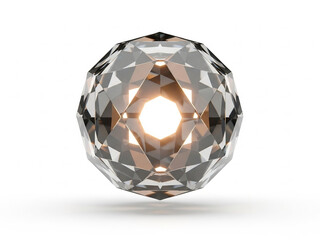 빛나는 구체가 투명하게 빛나고 있다