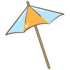 Cocktail Umbrella Illustration