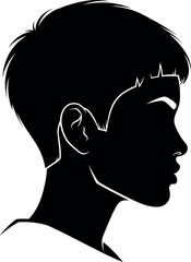 silhouette of a woman