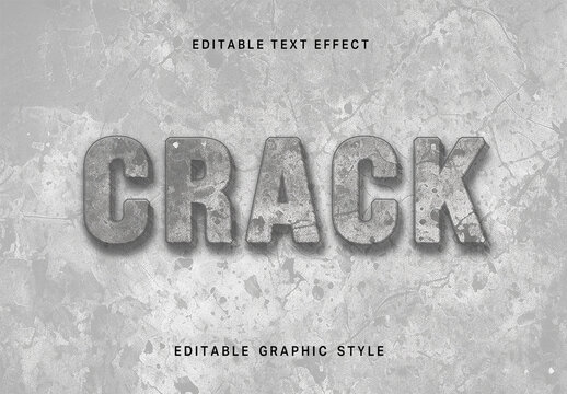 Black And Gray Embossed Concrete Text Effect Grunge Rock Bold Font