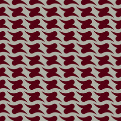 Vintage Art Deco Seamless Pattern. Geometric decorative with burgundy elements. Retro background. Wallpaper. Paper, print, textile