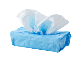 A fresh box of wet wipes ready for use. Cleanliness, hygiene, and convenience in one simple package. Isolated Transparent Background, PNG