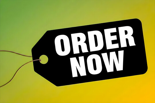 Business label printed as order now