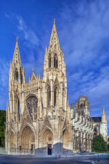 Fototapeta premium Saint-Ouen Abbey of Rouen, France