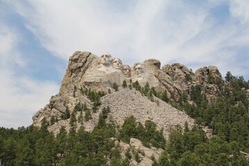 mount rushmore monument wide landscape