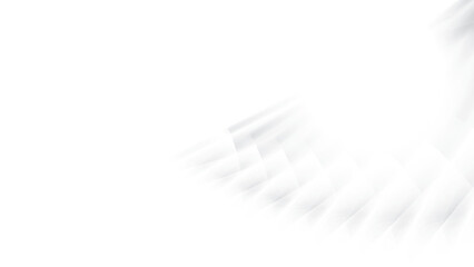 Abstract white and gray color, modern design stripes background with curve lines and glowing light. Vector illustration.