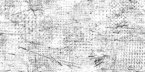 Obraz premium Scratched grungy endless pattern . seamless pattern texture. Organic overlay pattern . Vector repeatable scratchy texture .Screen print endless pattern texture. Scratches background texture. 