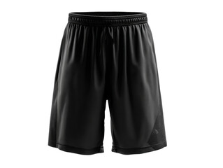 Black basketball shorts isolated on display Isolated Transparent Background, PNG