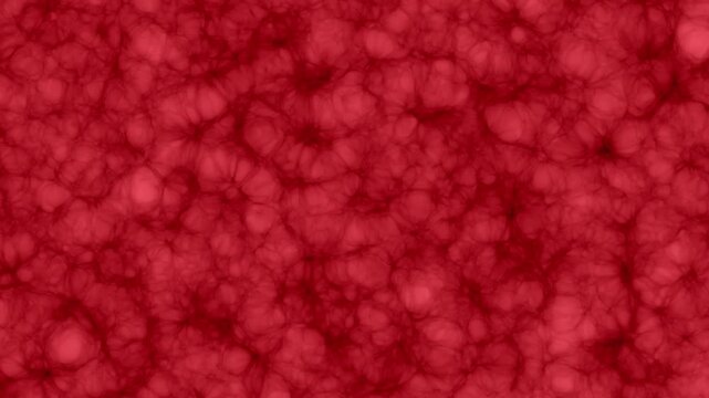 Red wool knitted fabric material features a soft textured surface with a seamless pink and purple pattern design, creating a grunge wallpaper backdrop perfect for a Valentine textile decoration