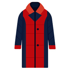 Colorblock puffer coat © rayhanbd.net