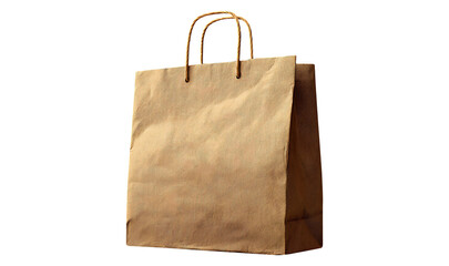 3D paper bag mockup fashion brand paper bag bold logo focus clean studio background professional lighting, Realistic Photo