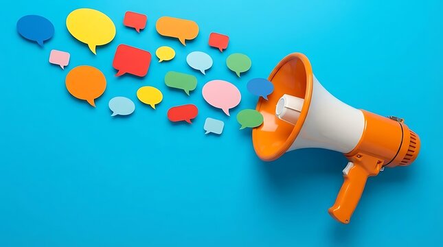 megaphone and loudspeaker