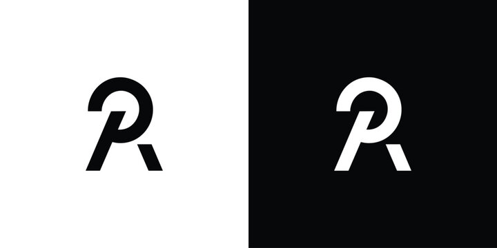 Modern and unique letter PA initials logo design