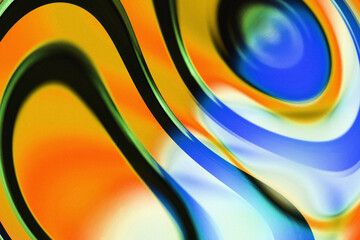 Abstract vibrant colorful background with reflections