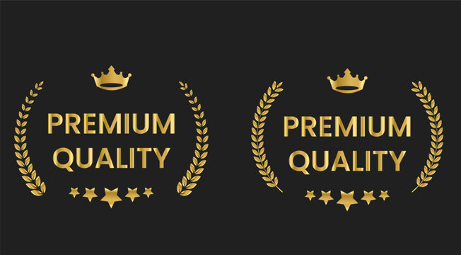 premium quality badges. Authentic Product Icons. Luxury product graphic design. Facility management and luxury goods signs
