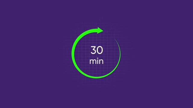 Green Neon Downward Arrow With Percentage Symbol arrow icon abstract, digital, concept 4k video animation video. 