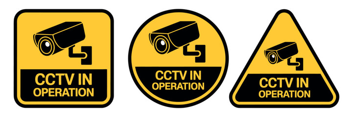 Security Camera Icon Vector - Minimalist Black Line CCTV Sign and Logo for Home Surveillance Building Safety and Smart Home Protection Concept © Well Done